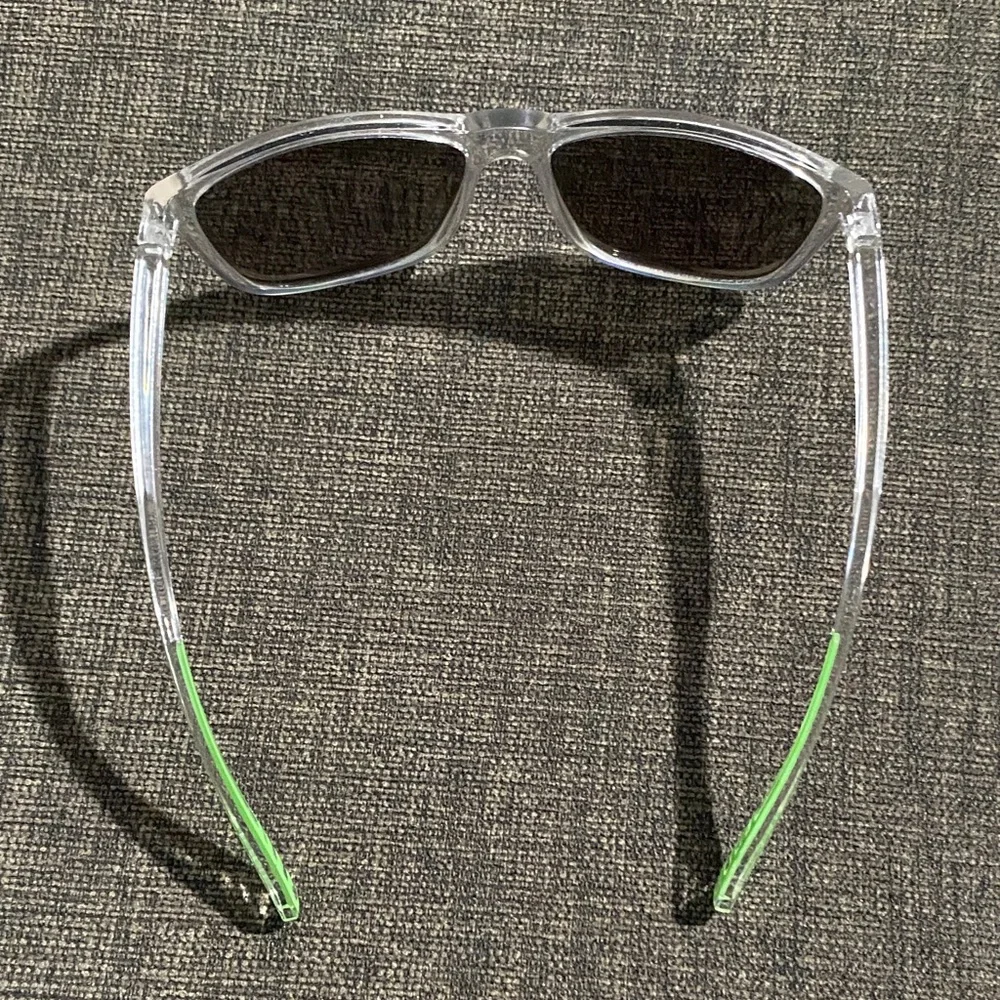 Body Glove Transparent Sunglasses with Green Accents
